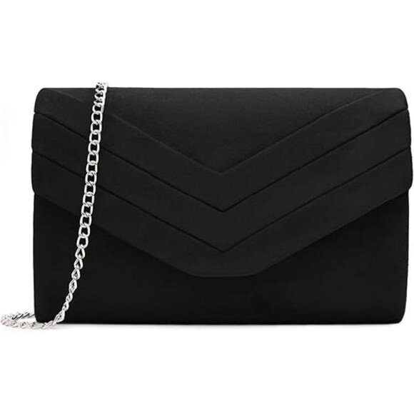 Evening Bag for Women, Envelope Evening Purses Crossbody Shoulder Clutch Bag - Picture 7 of 7